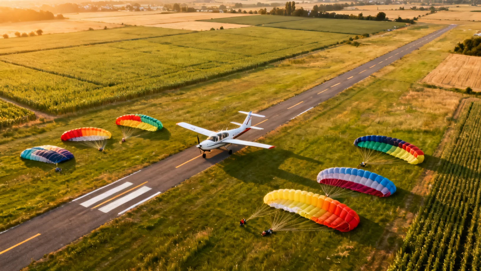 Illustration : Les meilleures drop zones de France pour sauter en parachute