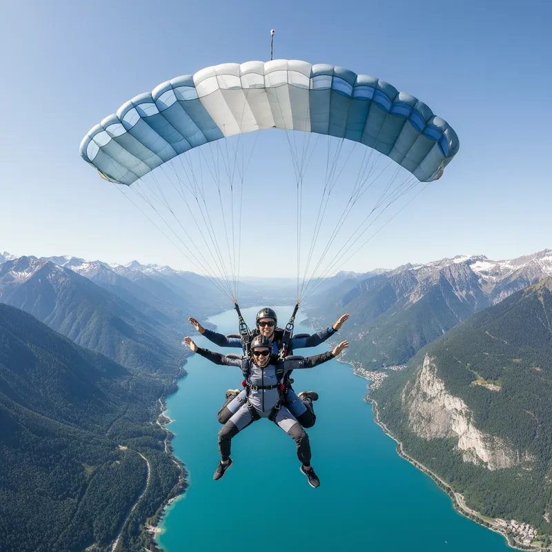 Saut en parachute à Annecy : baptême, centres et conseils pratiques