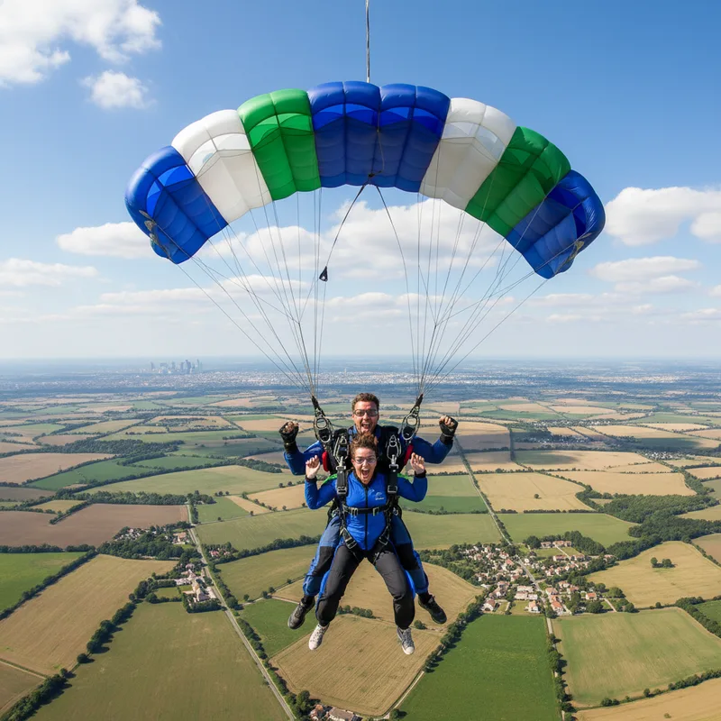 Saut en parachute en Île-de-France : prix, centres et zones de saut