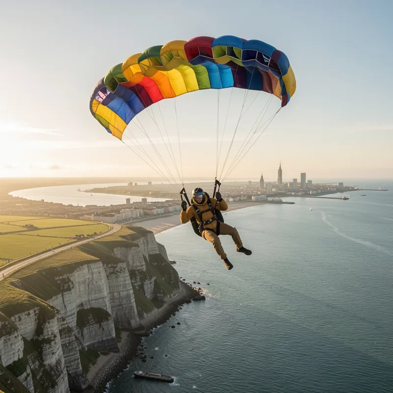 Illustration : Saut en parachute au Havre : prix, centres et conseils pour 2026