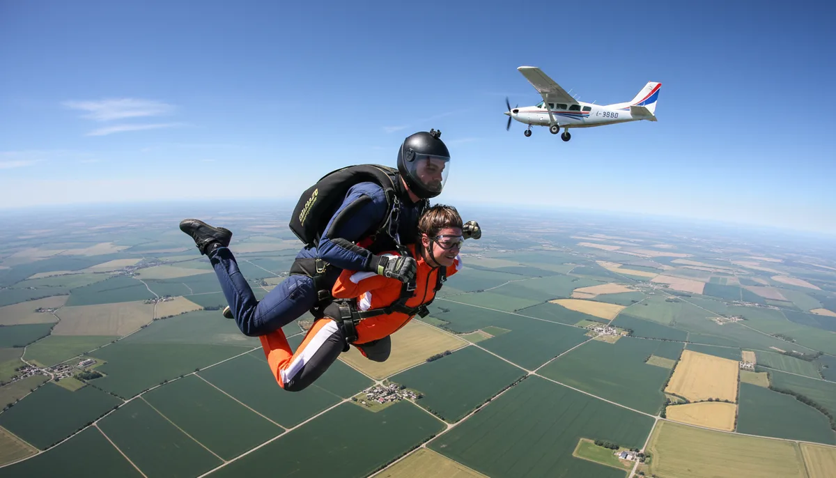 Saut en parachute à Merville : prix, centre et infos dans le Nord
