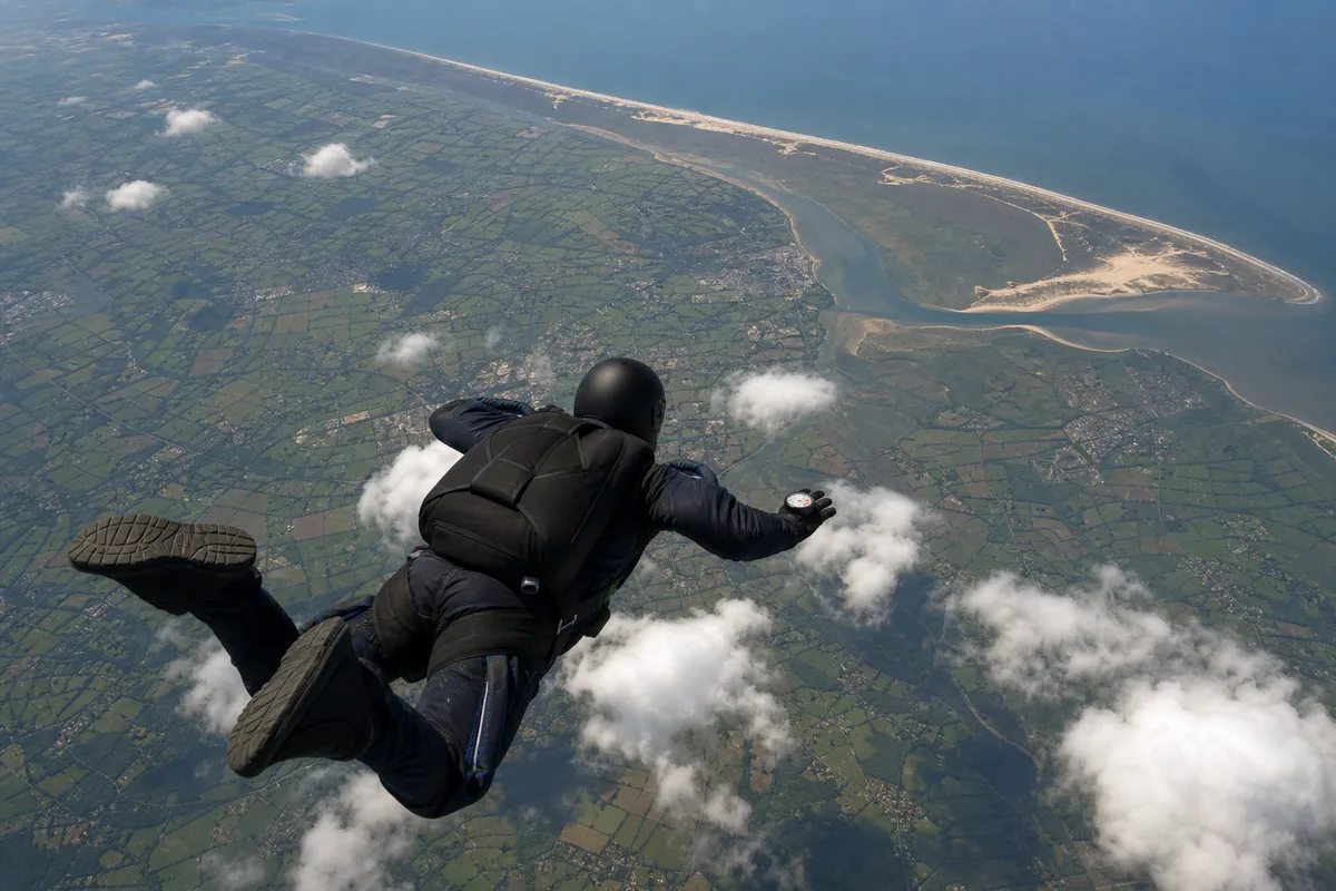 Illustration : Saut en parachute en Normandie : où sauter et quand