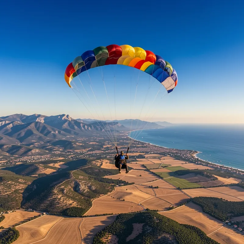 Illustration : Saut en parachute en PACA : centres, prix et drop zones 2026