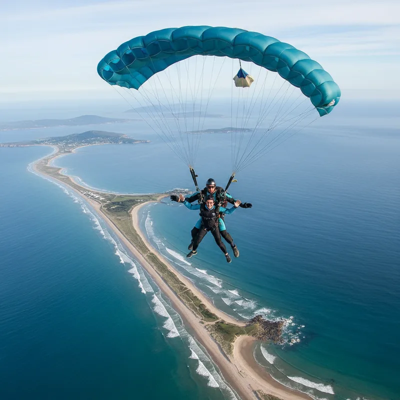 Saut en parachute à Quiberon : prix, avis et infos en Morbihan