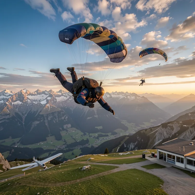 Illustration : Prix et conseils pour un saut en tandem en parachute en 2026